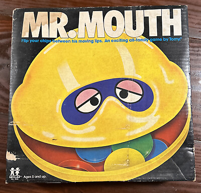 VTG 1976 TOMY Mr. Mouth Game Complete With Original Box Non Working For Parts $21.02