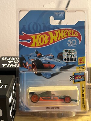 #ad Hot Wheels *SUPER TREASURE HUNT* Indy 500 Oval FACTORY SEALED STICKER $65.00