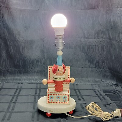 Vintage clown lamp jack in the box 1960s Retro Nostalgia $39.50