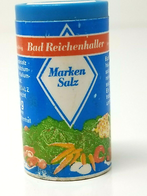Blue Salad Small Marken Salz Salt Travel Shaker Vintage $8.46