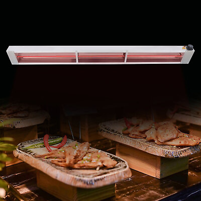 #ad Food Heat Lamp Overhead Food Warmer Commerical Infrared Strip Heater 60inch $224.66