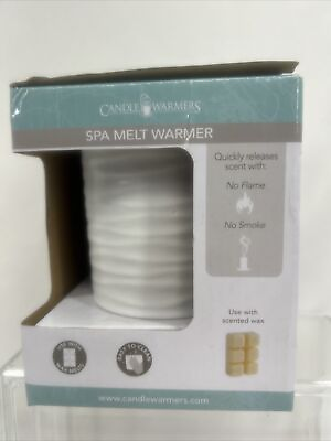 #ad #ad Candle Warmers ETC Spa Melt Warmer Porcelain Table Top Wax Melt Warmer $9.99