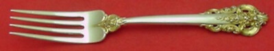 #ad Grande Baroque Gold Accents by Wallace Sterling Silver Regular Fork 7 1 2quot; $109.00