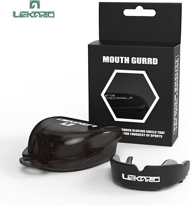 #ad Mouth GuardSports Mouthguard for All SportsAdults and Youth Black $4.99