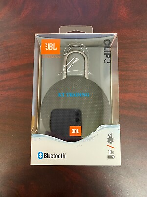 #ad JBL CLIP 3 Integrated Carabiner Waterproof Wireless Bluetooth Speaker BLACK $45.95