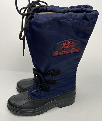 #ad Arctic Cat Vintage Snowmobile Winter Boots With Thermal Lining Mens Size 7 $35.95
