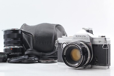 #ad #ad 【MINT w Case】 Konica Autorex P Full amp; Half Frame Camera 52mm f1.8 Lens JAPAN $379.90