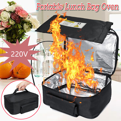 New Lunch Thermostat Bag Box Portable Car Electric Food Warmer Heating Oven Bags $25.89
