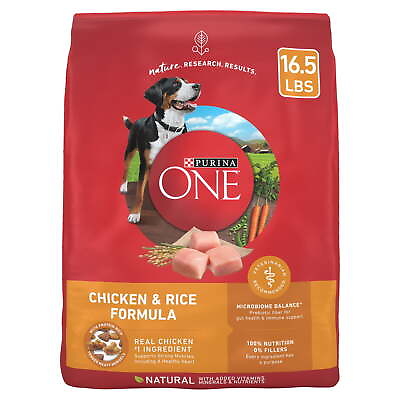 #ad Dry Dog Food for Adult Dogs High Protein Real Chicken amp; Rice 16.5 lb Bag $26.17