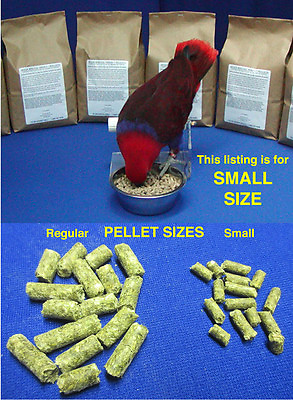 TOP#x27;s SMALL Parrot Pellet Food 3lbs ORGANIC Nutritious Bird Diet No Salt Sugar $22.99