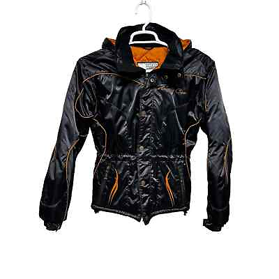 #ad Women’s Arctic Cat Snowmobile Winter Coat. Black and Orange size S $34.99