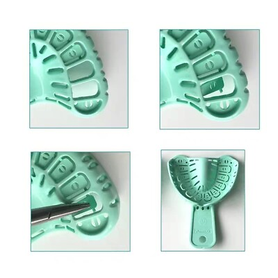 #ad Dental Disposable Tray Impression Orthodontic Trays L M S Open Window Holes $53.01