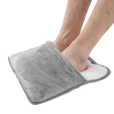 #ad Electric Heating Pad Feet Warm Slippers Winter Hand Foot Warmer Washable Indoor $19.18