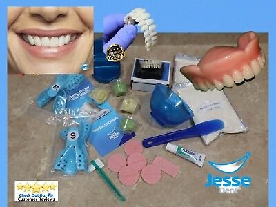 DIY Denture Kit Dentures kit Full set Upper lower Dentures make your dentures $85.00