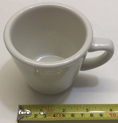 #ad Delco Atlantic China Restaurant Ware White Heavy Ceramic Coffee Tea Cup Mug $4.98