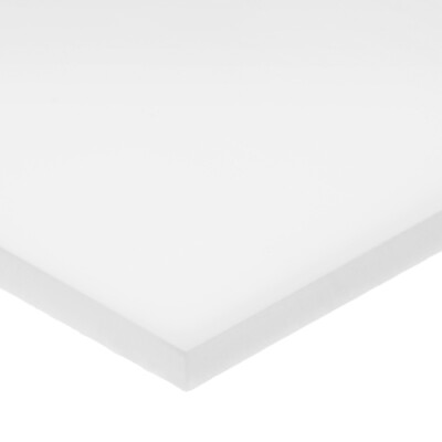 #ad Zoro Select Bulk Ps Ac 1036 White Acetal Copolymer Plastic Bar 48quot; L 1quot; W $23.19