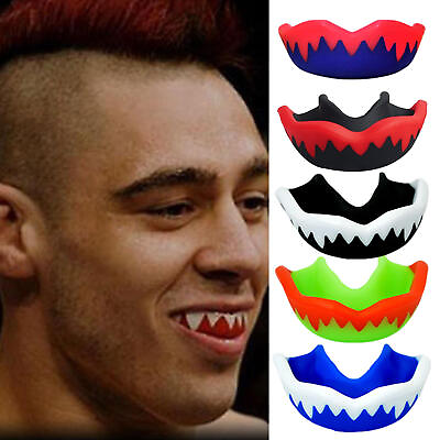 #ad Sports Mouth Guard Boxing MMA Hockey Mouth Protection Sports Braces Gum Shield $8.18