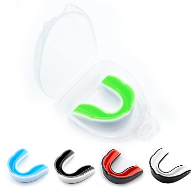#ad 5 Pack Kids Youth Mouth Guard for Sports Child Teen Athletic Mouthguard with ... $12.22