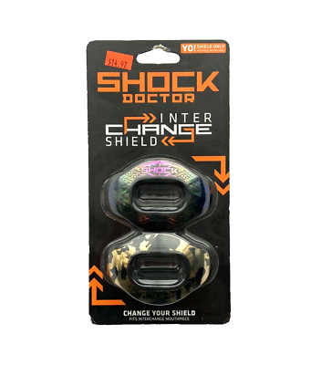 #ad #ad Shock Doctor 2 Pack Interchange Mouthguard Shield NWT $4.99