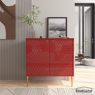 #ad Clihome 2 Door Accent Sideboard Storage Cabinet Modern Sideboard Buffet Cabinet $179.40