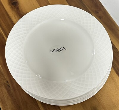 #ad #ad Mikasa Trellis 9. 1 8 inch Salad Plate Set 3 New $37.00
