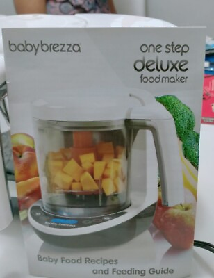 #ad Baby Brezza BRZ00131 One Step Baby Food Maker Deluxe Steam Cooker w Blender $41.95