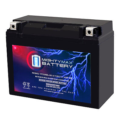 #ad Mighty Max YTX24HL BS 12V 21AH SLA Battery for Arctic Cat Prowler 650 2006 2010 $59.99