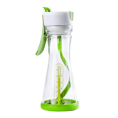 #ad Salad Dressing Shaker Manual Salad Dressing Mixer Bottle with Handle Leakproof $19.35
