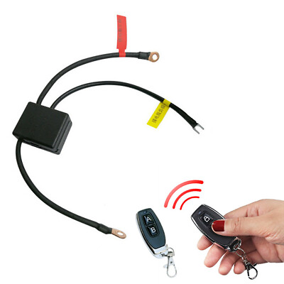 Wireless Battery Disconnect Switch System Dual Remote Control Motorcycle Kit GBP 22.89