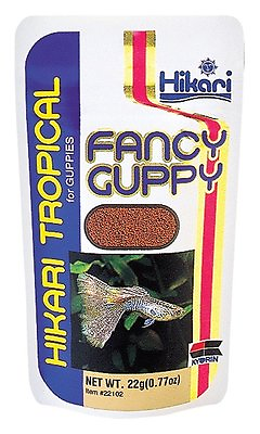Hikari TRopical Fancy Guppy 0.77 Oz Pellet Food For Guppies 22 Grams $7.98