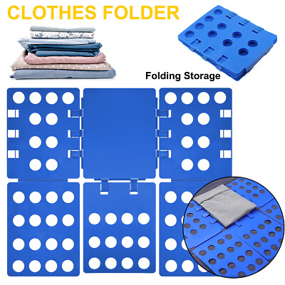 #ad #ad Adjustable T Shirt Clothes Fast Folder Folding Artifact Board Laundry Organizer $7.89