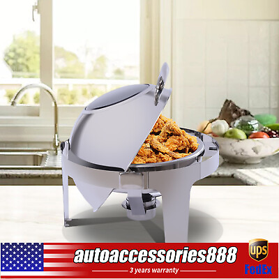 #ad Roll Top Electric Chafing Dish Buffet Food Warmer For Party 400W Stainless Steel $95.88