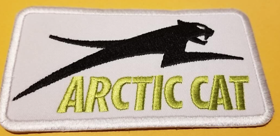 #ad Embroidered ARTIC CAT Patch approx. 2.5 X 4.25quot; Worldwide Shipping $7.62