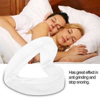 #ad Foldable Stop Snoring Mouthpiece Sleep Apnea Bruxism Anti Snoring Anti Grinding $8.08