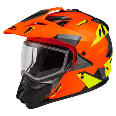 #ad Gmax GM 11S Ripcord Matte Neon Orange Adventure Snow Helmet Adult Sizes SM XL $44.99