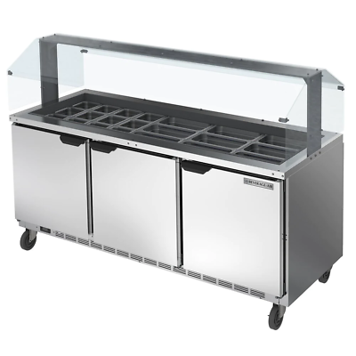Beverage Air 72quot; Stainless Steel Refrigerated Sandwich Salad Bar $7137.07