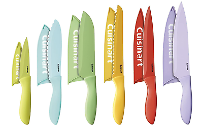 #ad #ad Cuisinart 12 Piece Kitchen Knife Set Multicolor Advantage Cutlery C55 01 12PCK $39.99