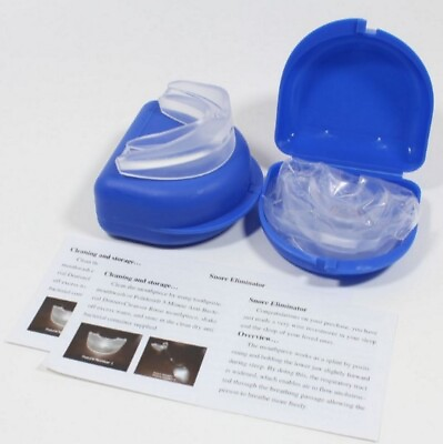 #ad NHS Snore Stopper Anti Snoring Mouth Guard Device Sleep Aid Stop Apnoea Bruxism $8.99