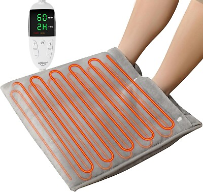 #ad #ad Electric Foot Warmer Double Sided Heating Under Desk for Heating Pad $24.99