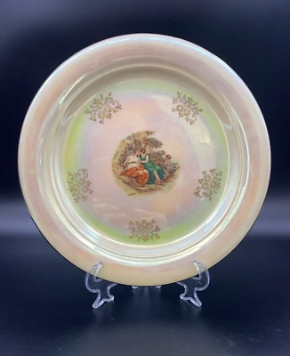#ad Antique Dish Decorated Porcelain Chandelier East Germany 1978 Home Decor Rare $169.99