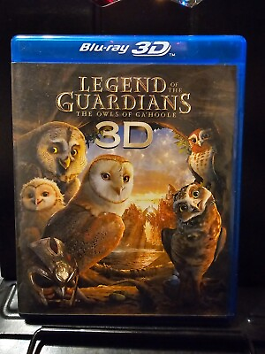 #ad #ad Legend of the Guardians: The Owls of Ga#x27;Hoole 3D Blu ray $10.00