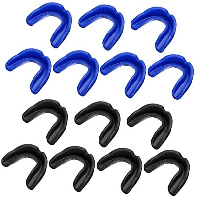 #ad #ad 40 Pack Kids Youth Mouth Guard for Sports Athletic Boys Girls Dark Blue Black $47.51