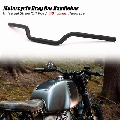 Motorcycle 7 8quot; Euro Tracker Drag Handlebars Bars For Honda Suzuki Yamaha Harley $28.93