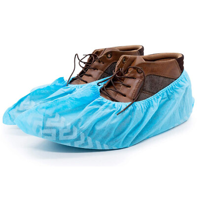 50 500 Pairs Disposable Shoe Covers Non Slip Large XLarge For Indoors $89.99