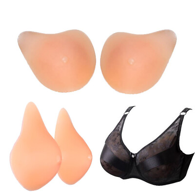 #ad Mastectomy Silicone Fake Boob Prosthesis Breast Form Bra Insert Enhancer 1 Piece $9.99