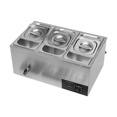 #ad Electric Food Warmers Stainless Steel Countertop with Temperature Control $190.99