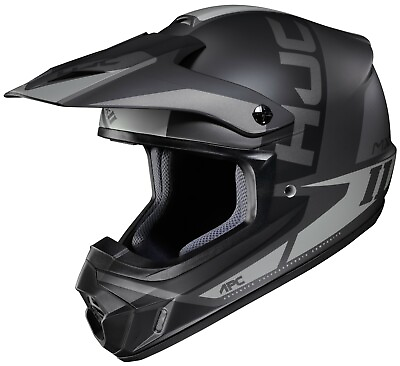 #ad HJC CS MX2 Creed Motocross Helmet Gray XS SM MD LG XL 2XL 3XL ATV Dirt CSMX 2 BK $83.99