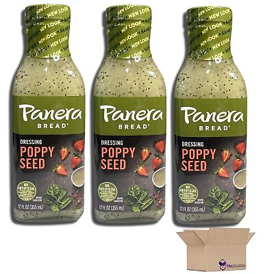 #ad Poppy Seed Salad Dressing by Panera 12 Ounce Pack of 3 $26.99