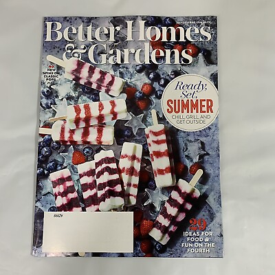 #ad Better Homes and Garden Magazine July 2021 Ready Set Summer Food On The Fourth $7.19