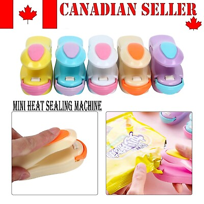 Handheld mini Heat Sealer Poly Bag Sealing Machine Food Portable Plastic Small C $24.99